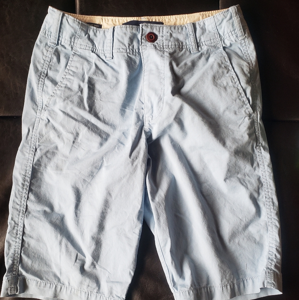 Hollister, Light Blue, Size 28 Cali Longboard Shorts